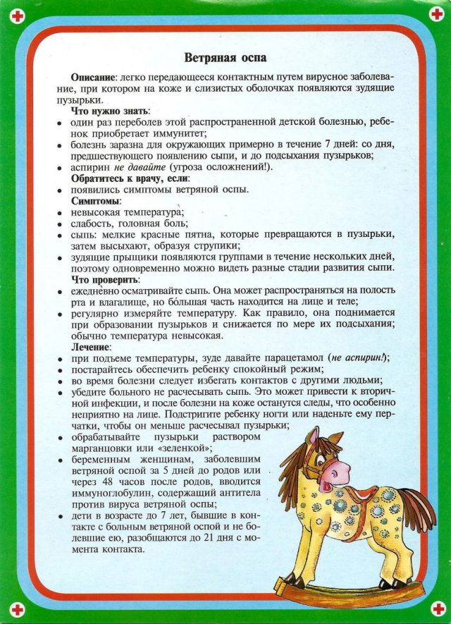 Инфографика о ветрянке