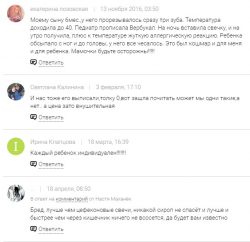 Отзывы родителей о Вибурколе - каждый ребенок индивидуален
