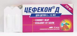 Свечи Цефекон для детей